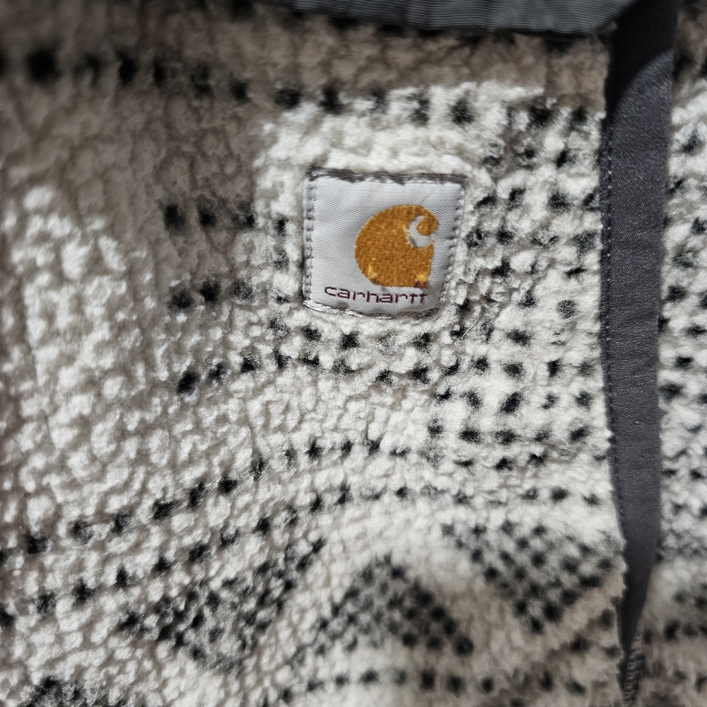 Carhartt Gray Patterned Pullover - image 3